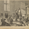 Reading the parable of the prodigal son to the deaf mutes at their church in Eighteenth Street, New York, March 11, 1860