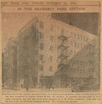 This fifty-nine family elevator apartment house at 8 Gramercy Park South, corner of Twentieth street has been completed by Samuel Barkin & Son...
