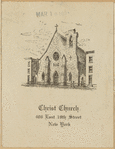 Christ Church 406 East 19th Street New York