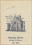 Christus Kirche, 406 Ost 19 Strasse New York