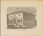 View of the National Academy of Design, corner of Fourth Avenue and Twenty-third Street, New York