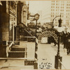 Child's Restaurant; American Art Galleries; Fifth Avenue Building; Street clock