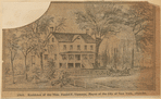 1860. Residence of the Hon. Daniel F. Tiemann, Mayor of the City of New York, 1859-60