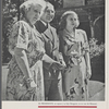 El Presidente, su esposa y su hija Margaret, en su casa de Missouri.