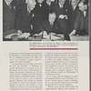 En presencia del Secretario de Estado y otros funcionarios, el Presidente firma la ley que prorroga hasta el fin de la guerra los convenios de préstamos y arrendamientos. 