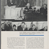 En su primer mensaje al Congreso el Presidente Truman anuncia solemnente su decisión de dedicarse plenamente con el país a ganar la guerra y a imponer la paz. 