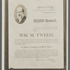 Sheriff's office of the City and County of New York. December 6th, 1875. $10,000 reward...Wm. M. Tweed...