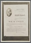 Sheriff's office of the City and County of New York. December 6th, 1875. $10,000 reward...Wm. M. Tweed...