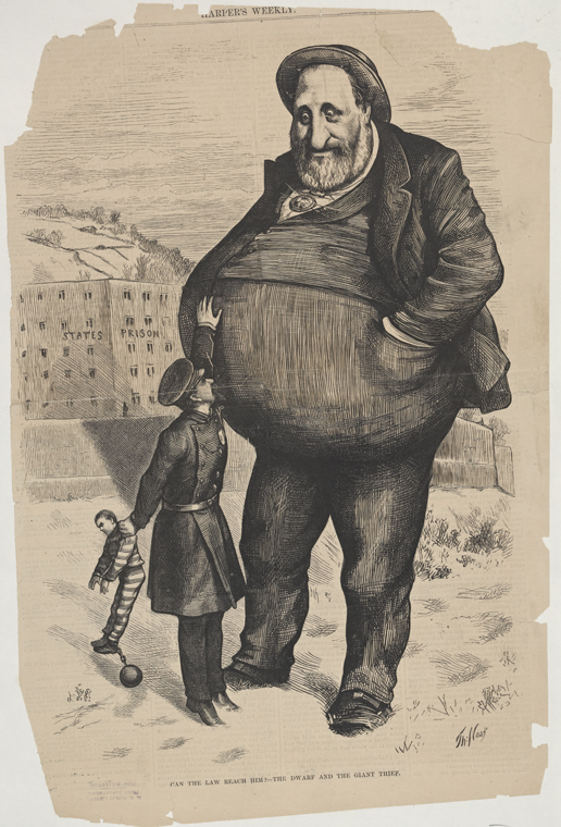 Can the law reach him?--The dwarf and the giant thief.