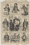 The President of the United States and his cabinet for 1872. (?).