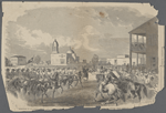 Surrender of ex-general Twiggs, late of the United States [...?] plaza San Antonio, Texas, February 16.