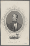 John Tyler [signature].  The President's house from the river.