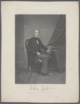 John Tyler. From the original painting by Chapel in the possession of the publishers. 