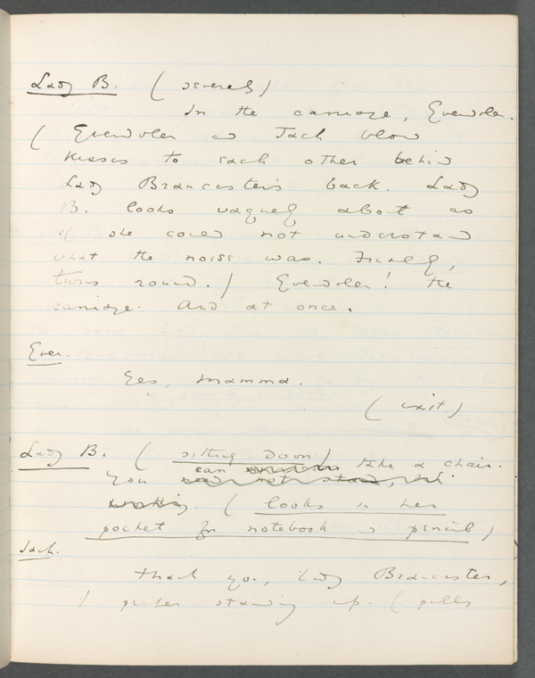 Oscar Wilde's The Importance of Being Earnest Manuscript
