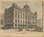 The Young Men's Christian Association's new building, Fourth Avenue and Twenty-Third Street, New York City 