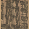 The burned five-story tenement at 210 West 103d Street