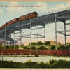 Elevated R.R. Curve at 110th Street, New York