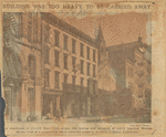 The warehouse at 213-215 East 119th Street, the looting and stripping of which impelled Warren Marks, head of corporation which owns the property, to write to Mayor LaGuardia