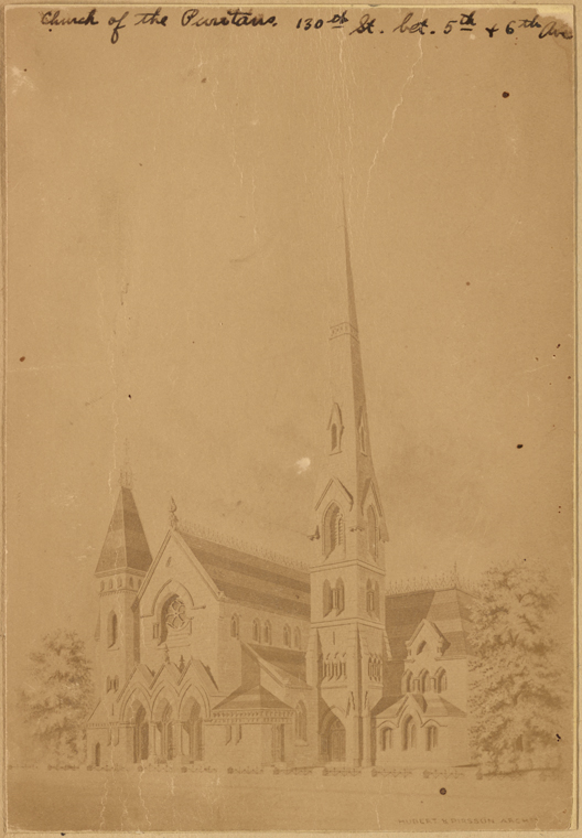Church of the Puritans NYPL Digital Collections