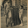 Negroes in New York's Harlem wish at "The Tree of Hope"...The tree's stump was removed to its present site at 131st St., 7th Ave...