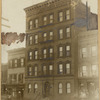 Small apartment building, saloon, shop