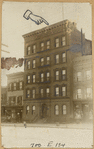 Small apartment building, saloon, shop