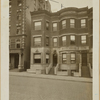 Brick & limestone row houses; apartment building