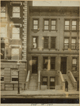 Brownstones; boys on roller skates