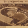 Airplane view of the Great Polo Grounds Stadium...