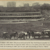 "Play ball"--In 1890--The present ball park of the New York Giants is familiar to most of us, but few can recollect how it originally looked. Here is a rare photo of the Polo Grounds upon the occasion of its opening in 1890--just 50 years after the founding of Park & Tilford. 