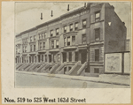 Nos. 519 to 525 West 162nd Street