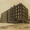 Apartment building with grocery store, Queen Anne house