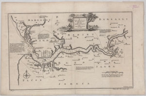 A map of the River Gambria from its mouth to Eropina