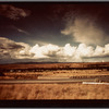 Field and clouds