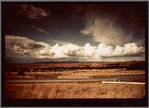 Field and clouds