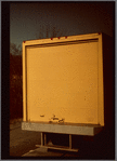 Rear end of an 18 wheeler