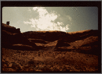 Hillside and clouds
