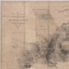 Map showing the distribution of the slave population of the southern states of the United States