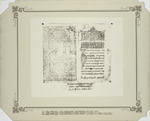 Dve stranitsy iz Vishnitskago Naprestol'nago evangeliia 1575 g., Vilenskoe izdanie.  (Sedlets. gub.)