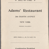 Adams' Restaurant