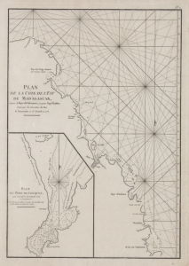 Plan de la côte de l'est de Madagascar: depuis la Baye de Vohemare jusqu'au Cap d'Ambre