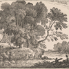 Ruined abbey among trees