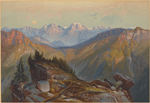 Lower Yellowstone Range, seen from the Yellowstone National Park