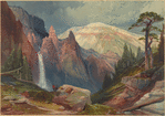 Tower Falls and Sulphur Mountain, Yellowstone National Park
