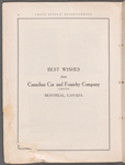 Program Booklet for Grand Benefit Entertainment and Patriotic Rally under the auspices of the Canadian of New York at the Hippodrome