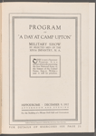 Program Booklet for Military Show