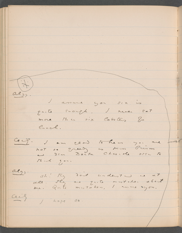 Oscar Wilde's The Importance of Being Earnest Manuscript