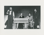Joseph Buloff and unidentified others in the Yiddish-version stage production Death of a Salesman (Ohel Shem, Tel Aviv)