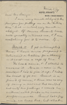 Bangs, [John Kendrick], ALS to. Mar. 1-12, 1899.