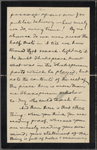 Besant, Sir Walter, ALS to. Feb. 22, 1898.